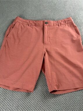 Faherty Men's All day shorts 34 pink salmon